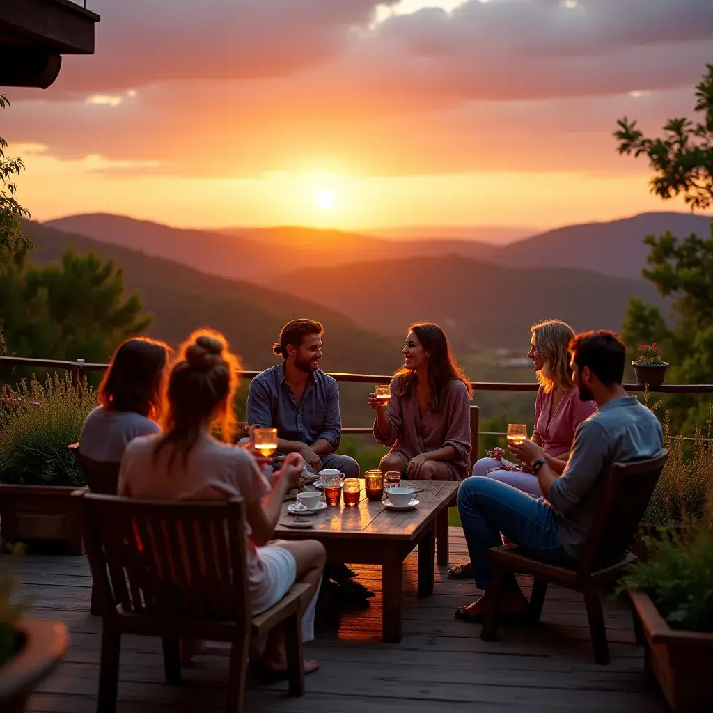 Szívekből készült teásbögre, tele ízletes, egészséges teával.