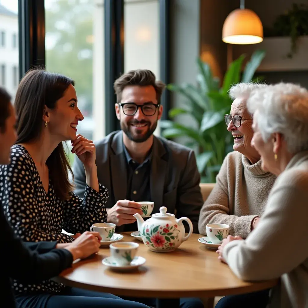 Teáscsésze, amelyben a szívbarát tea gőzölög, éppen készül.