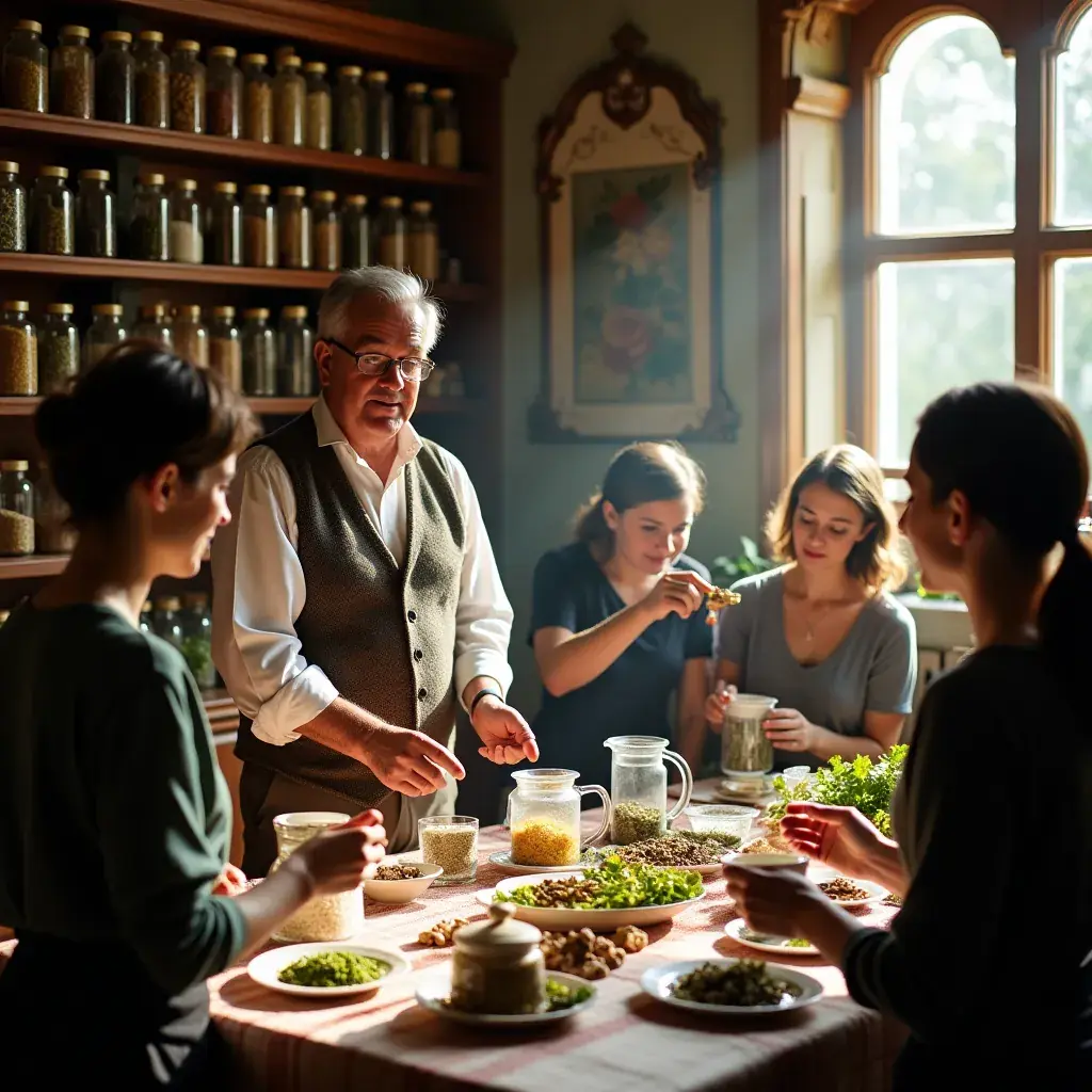 Gazdag gyógynövényekből készült tea, természetes szívvédő hatással.