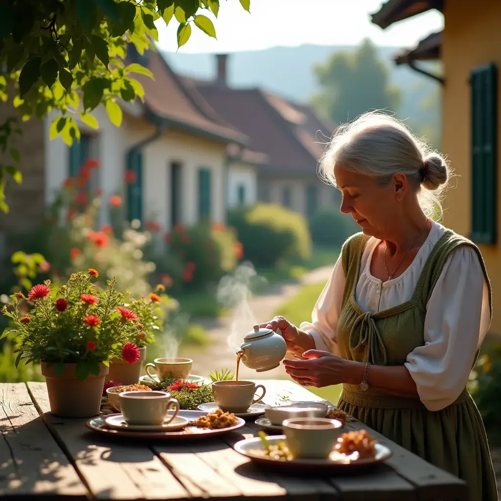 Egy teafőző, amely a szívbarát keveréket készíti el.